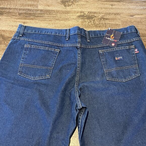 Lot Of 3 Lapco Flame Resistant Jeans 48x34 Blue Work Utility Gorpcore  FR NWT - Picture 8 of 8
